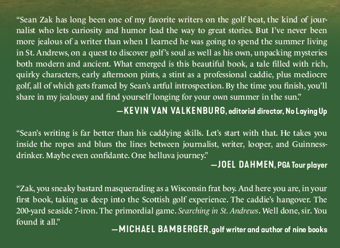 Sean_Zak's tweet image. Today is the big day! Searching in St. Andrews is OUT. It's been a helluva journey.
If you like golf, travel abroad, or the delights of meeting strangers in a tiny Scottish town, you should give it a look.
amazon.com/Searching-St-A…
barnesandnoble.com/w/searching-in…