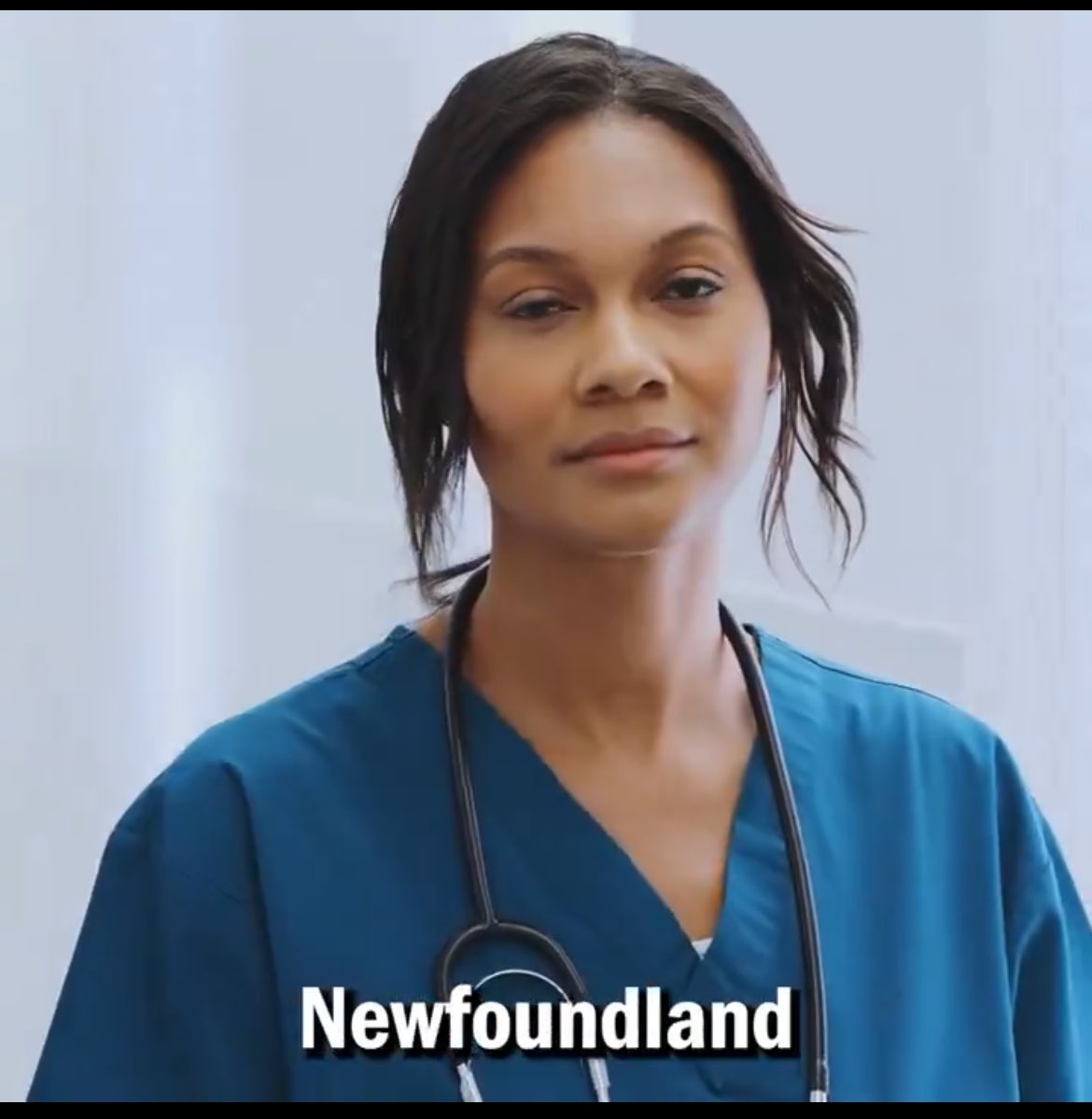 The “people of Newfoundland and Labrador” shown in this PC video aren’t actually from here. They’re stock images For example: videohive.net/item/portrait-…