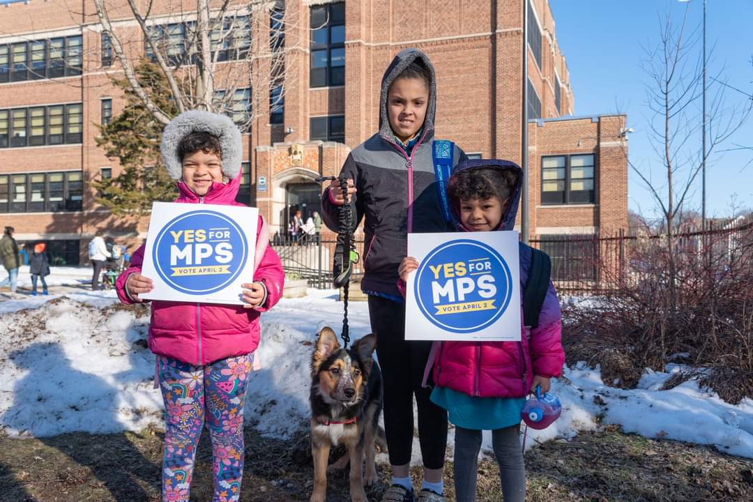 voteyesformps's tweet photo. The polls are open until 8pm tonight and MPS families are hoping you'll #VoteYESforMPS to protect the many recent investments made in art, music, library, and physical education the last four years. 

See thread on where these investments were made... https://t.co/ACBiJtiAgd