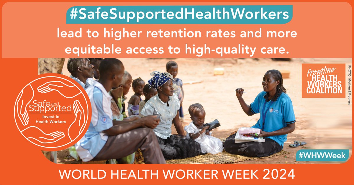 There are many global, regional, and country commitments to #SafeSupportedHealthWorkers but policymakers need to translate promises and policies into long-term investments and integration in health systems. #WHWWeek