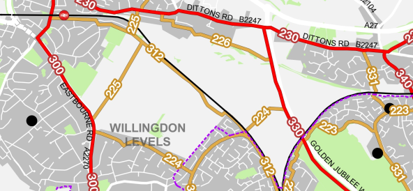 Please try and comment on the @wealdendistrict draft Local Plan. 1) Ask that routes identified in @EastSussexCC's LCWIP are built, when they are on new planned housing estates. See how routes [312 & 225] have been ignored. This is the last chance !!