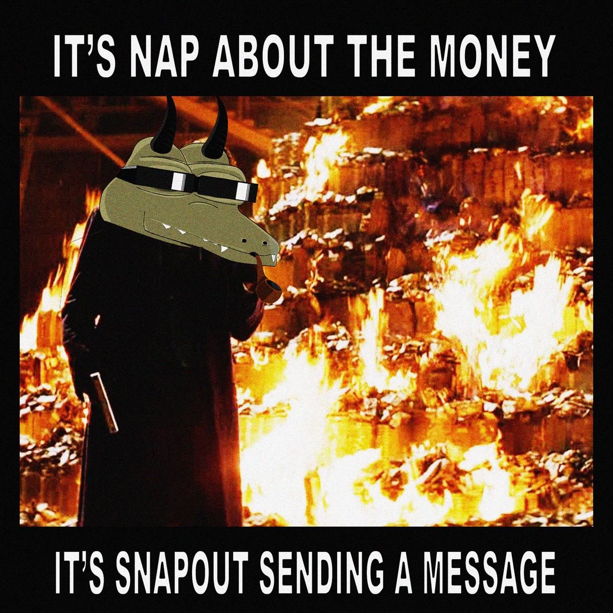 With the wild presale its Time to start the $NAP Afterburn Send $NAP to : 7vbt8VsEzWUnLT4khjBMVB79TJynGwGurz8aT85uuzur When certain caps are achieved, the burn is started and the existing tokens in the wallet are burned. You will get nothing in return, just the feeling.
