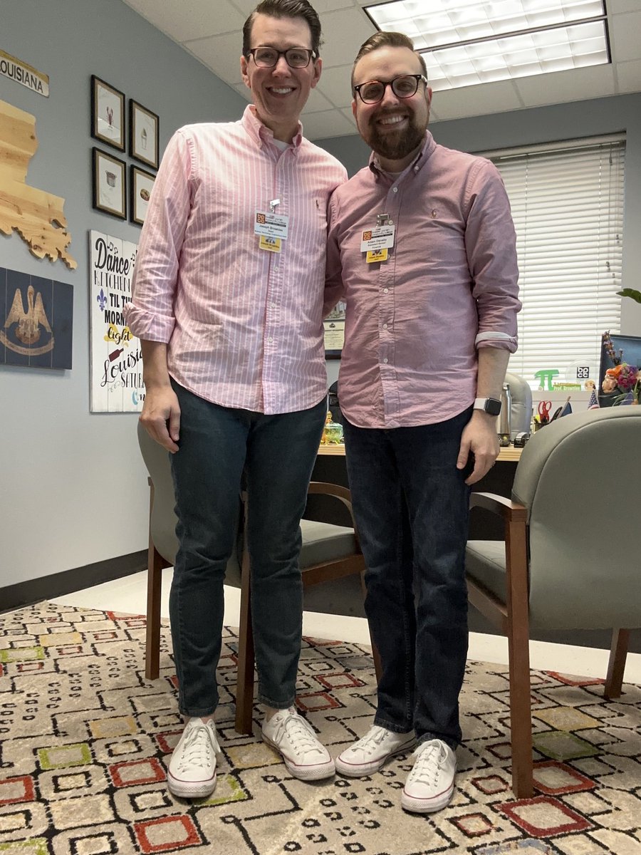 Happy Twinning Tuesday! Today’s Community College Week event is to dress like twins with your BPCC Bestie. #CCweek24 #BPCCproud #goLCTCS