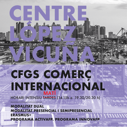 LopezVicuBCN's tweet photo. Dues jornades de #FormatalPort per conèixer l'activitat del Port de Barcelona #ComerçInternacional 

Visites a les terminals i conferències de tots els agents: duanes, transitaris, estibadors, consignataris ...

Vols més info?
Portes obertes el 18 d'abril a les 19h

#FP #FPdual https://t.co/n8x7pmNvlf