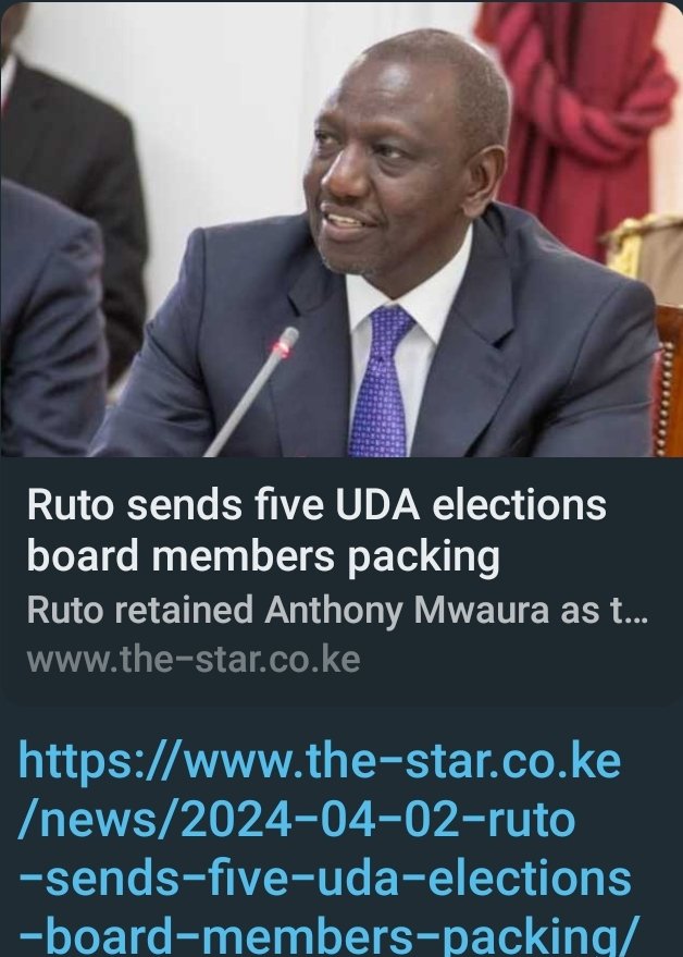 Lakini @TheStarKenya - this is just wrong. There is something called @Google. President Ruto and the UDA steering Committee just replaced them because they became PSs. @UmmiMBashir , @PSAureliarono & PS Salome, while wakili is a Senator now. #SystemYaFacts