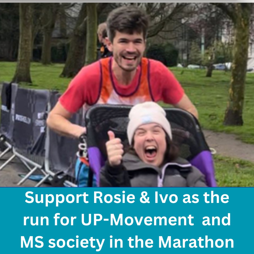 We are so excited to have the brilliant comedian and stalwart ##CerebralPal advocate @josierones raising money for @upmovement_cp in this year's @londonmarathon. Read more hear: upmovement.org.uk/support-rosie-… Donate here: donate.giveasyoulive.com/fundraising/ro… #Lifelong #participate #AccessForAll
