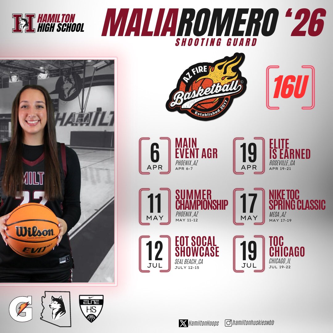 Catch ‘26 Malia Romero on her AAU Summer Circuit.