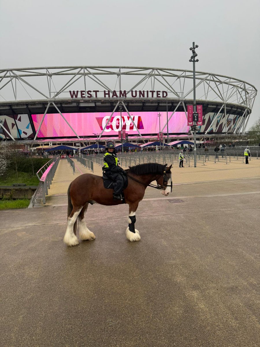#PHAndy is working his first football match tonight at West Ham vs Tottenham. Hope all enjoy the game. @WestHam #followthefeathers CP325
