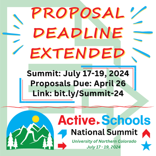 GREAT NEWS! There is still time to present at the Active Schools National Summit. If you are a #PhysicalActivity Champion and know #ActiveKidsDoBetter... this summit is for you! Visit: activeschoolsus.org/nationalsummit #ActiveSummit24 @UNCactiveschool