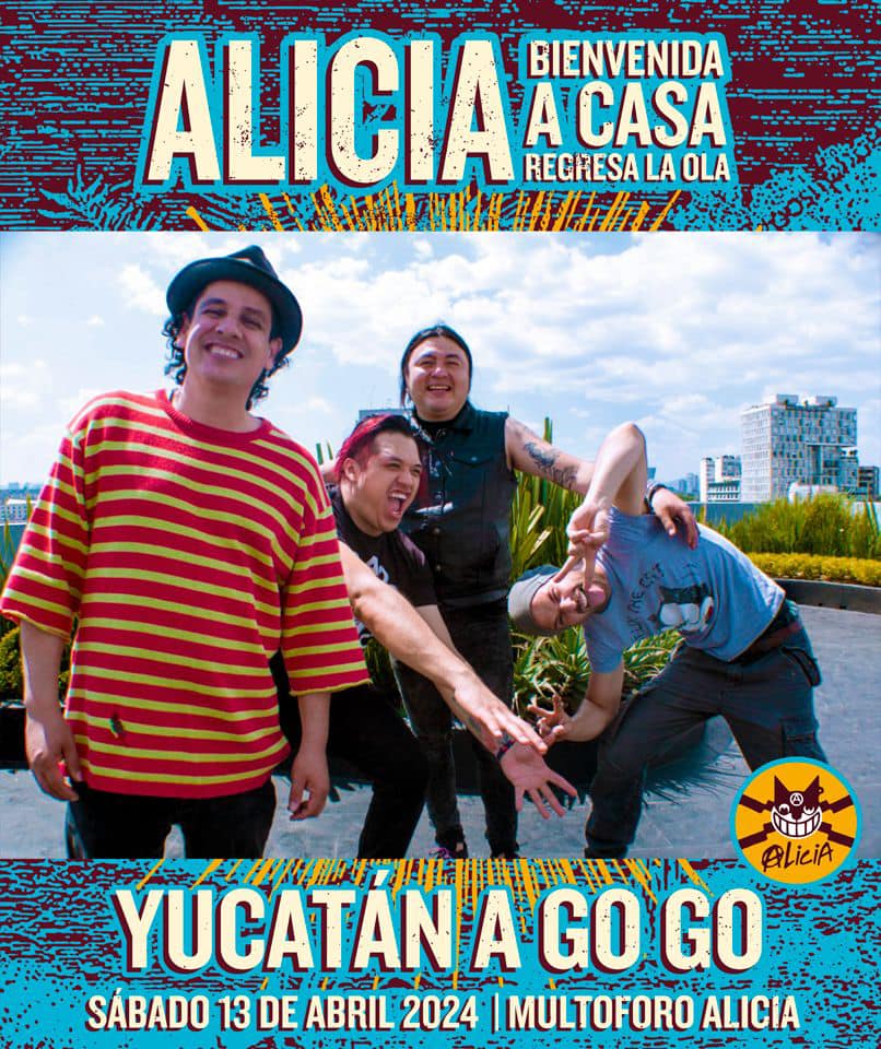 Buscando la ola perdida
Bienvenida a casa
<a href="/SRBIKINIOFICIAL/">SR. BIKINI OFICIAL</a> 
<a href="/YUCATANAGOGO/">YUCATAN AGOGO</a> 
<a href="/Loselasticos/">Los Elásticos</a> 
Banda Invitada
The Evil Ones
Sábado 13 de abri de 2024 preventa: $250.00 WhatsApp al 55 4572 8522
Multiforo Alicia
Eligio Ancona 145