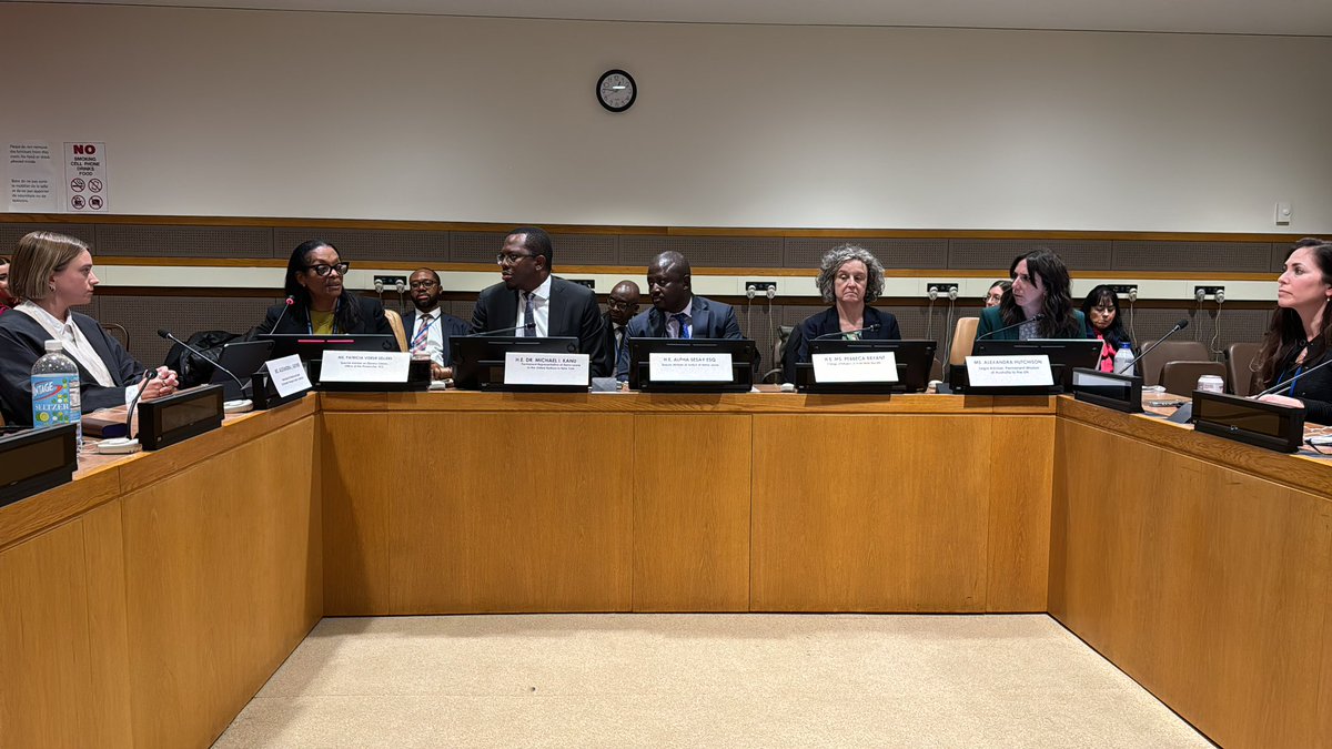 Currently Happening in CR6; In a landmark session at the @UN headquarters, the Sierra Leone Mission @SierraLeoneUN, with the valuable support of our counterparts from Australia @AustraliaUN, spearhead the discourse focusing on the vital integration of slavery and the slave trade…