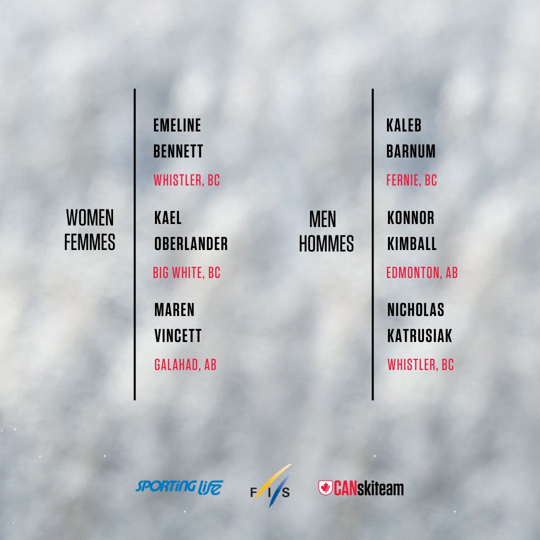 🚨 We are proud to announce the 2024 Canadian Ski Cross World Juniors Team, supported by @sportinglifeca . - 🚨 Nous sommes fiers de dévoiler l’équipe canadienne des Mondiaux juniors de ski cross 2024, qui bénéficie du soutien de @sportinglifeca . 🔗 bit.ly/3xsgv16