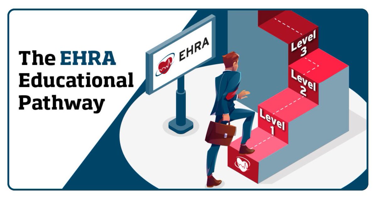 EHRA Educational Pathway 🔊 EHRA has developed a 3-tiered framework for 1⃣Fellows (Basic) 2⃣Specialists (Advanced) 3⃣ Leaders This initiative is likely to have a positive impact on the quality of care and innovation in arrhythmia management 🩺 @martaderiva @EHRAPresident