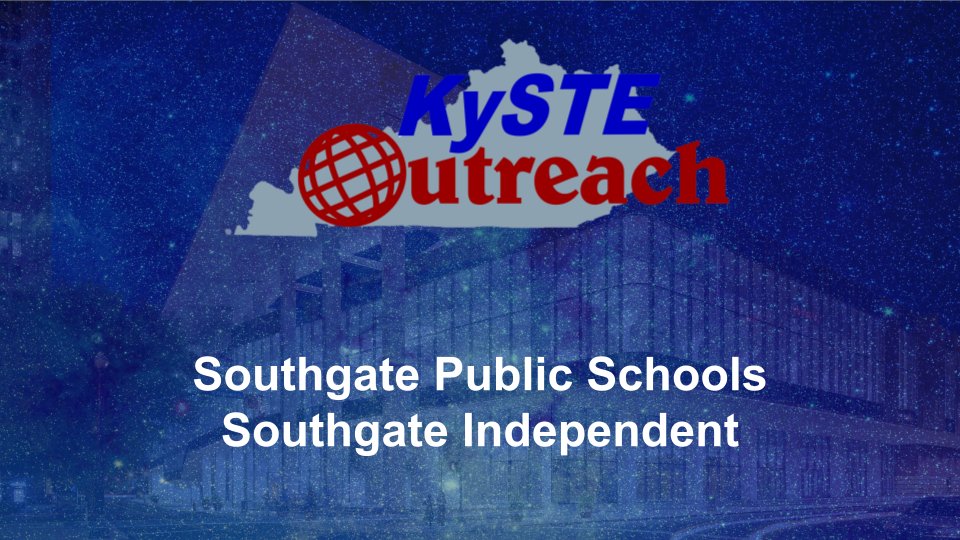 Each year KySTE is excited to fund #EdTech projects in our schools through the KySTE Outreach Grant funded by our vendor partners! This year we were able to give out 8 grants to various schools. Shoutout to Southgate Public Schools for receiving one the grants.