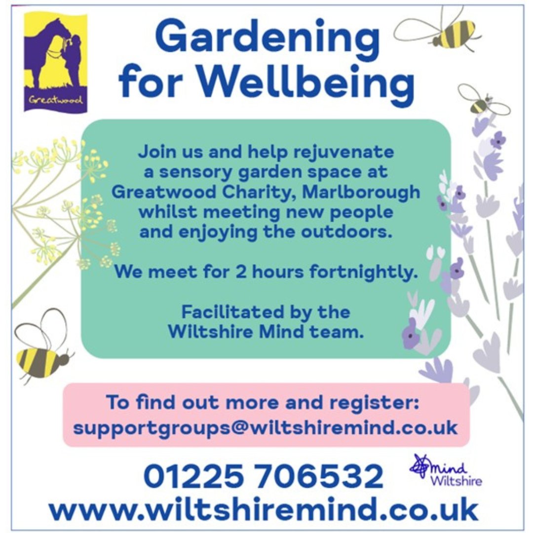 We have spaces available at our Wellbeing Gardening Group in Marlborough. Message us if you are interested 😃 #gardening #communitygardenweek #mentalhealthsupport