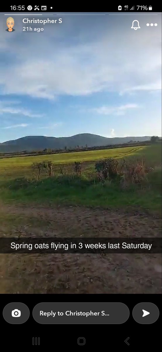 Wish we had set more oats that day #arableapril