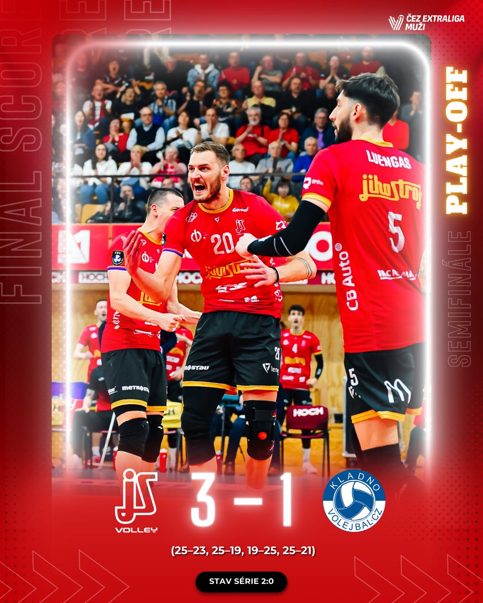 ✅ | Druhá semifinálová výhra před úžasnou diváckou kulisou 🥳🥳