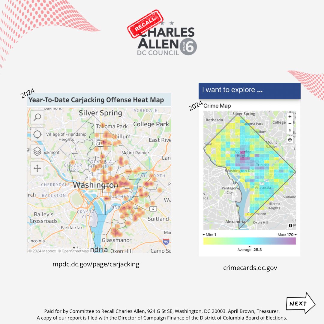 recallallen's tweet photo. Despite a slight improvement from the deadliest year in over 2 decades, violent crime in #DC remains rampant. Charles Allen’s failed policies have fueled record-high levels of homicides & carjackings, & we’ve reached a breaking point.
https://t.co/KYeJ3x9x1m #ForASaferDC https://t.co/V55RfCJP91