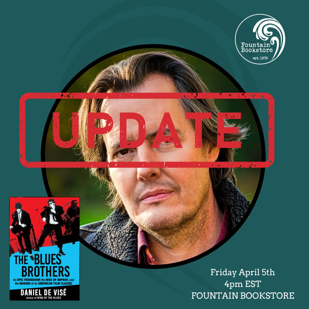 IMPORTANT UPDATE TO FRIDAY'S EVENT!! We are so sorry, but we have to make some changes to the location and format of this event! Daniel will be appearing at the store from 4pm on Friday the 5th to chat with you all and sign books! We are so sorry for the late change!