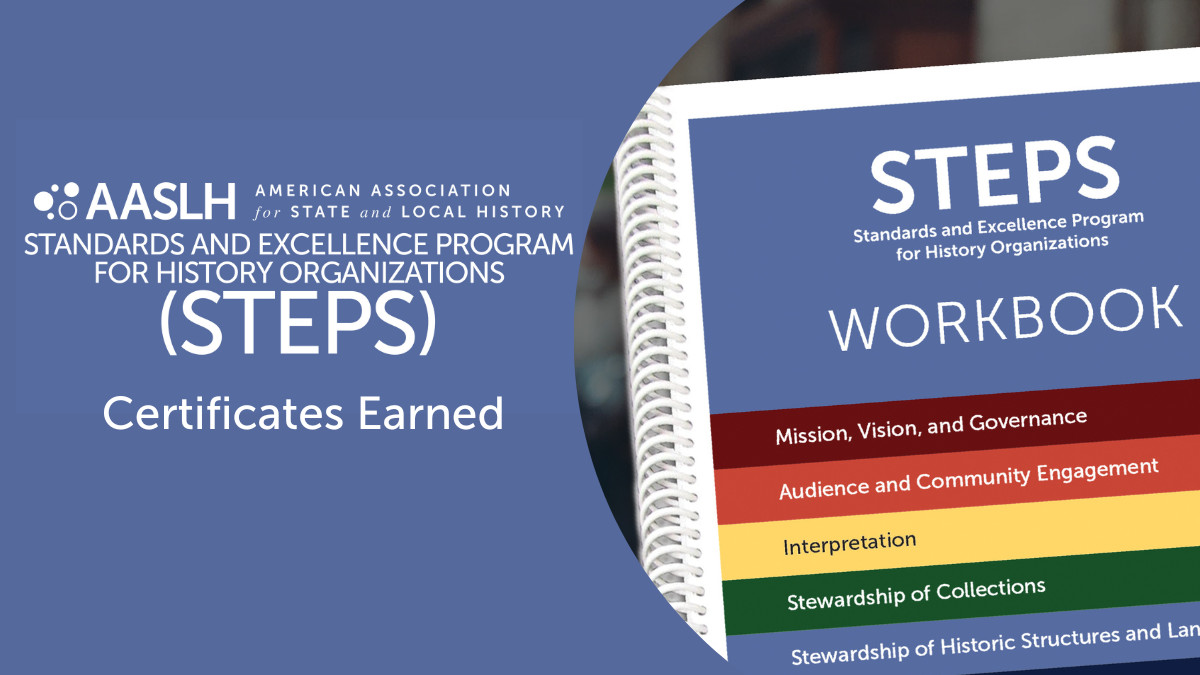 Congrats to The Morgan County (TN) Genealogical and Historical Society / Heritage Museum and Spring Grove (PA) Area Historical Preservation Society who recently earned Bronze Certificates in the AASLH STEPS program. Learn more about STEPS at aaslh.org/professional-d….