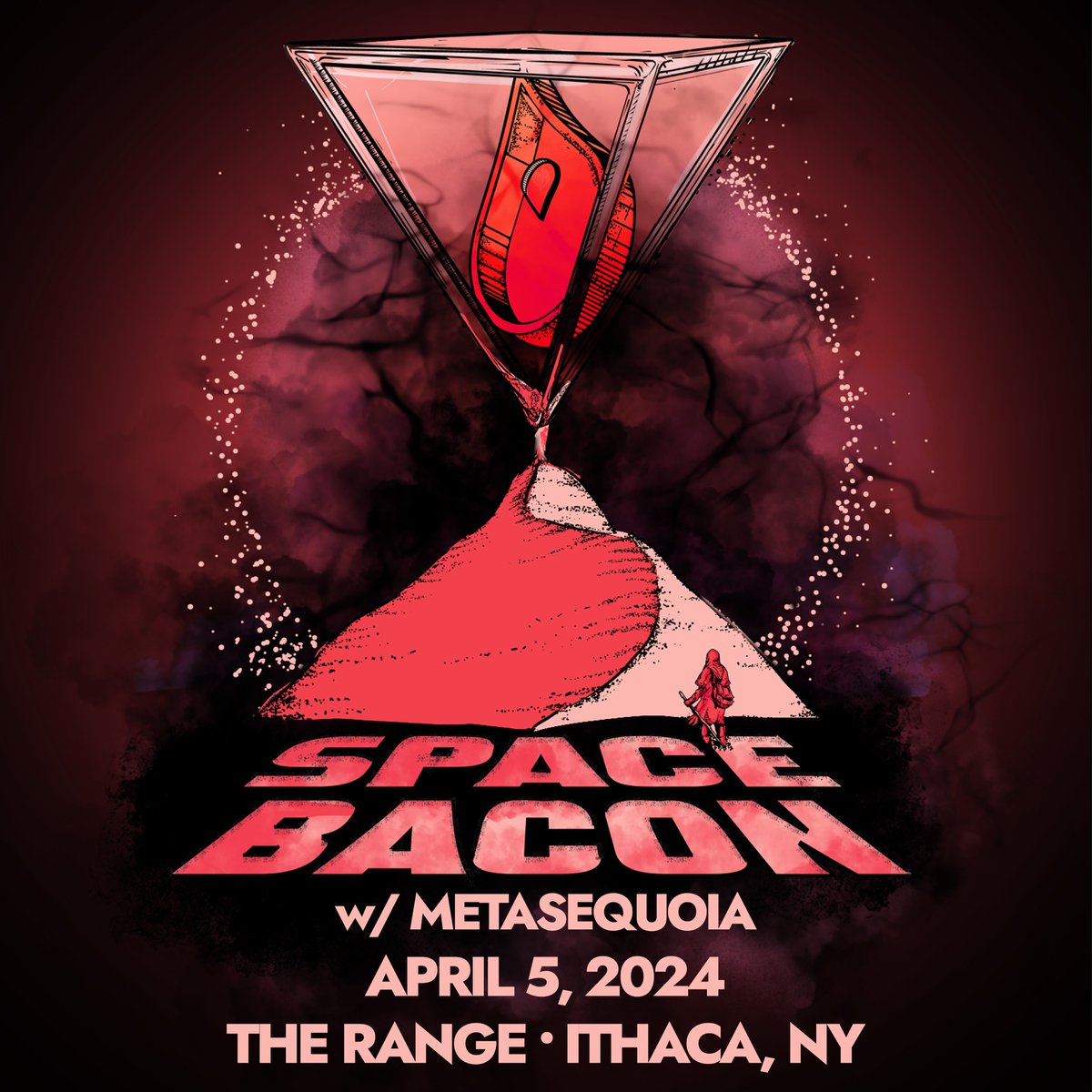 #SpaceBacon heads to western #NewYork this weekend making their first stop at #TheRange in #Ithaca on Friday with #Metasequoia.