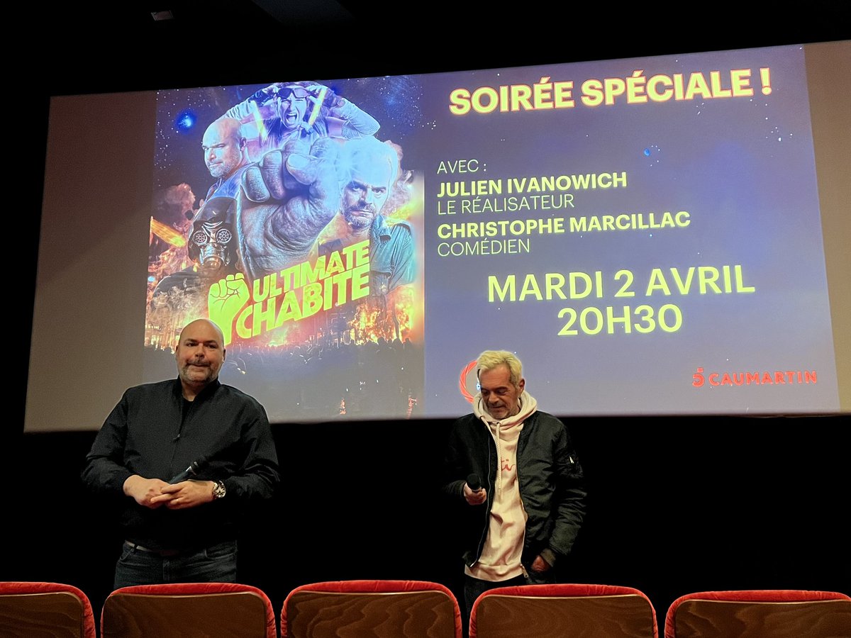salles_obscures's tweet photo. #UltimateChabite en présence de l’équipe https://t.co/IFlfOWAXPe