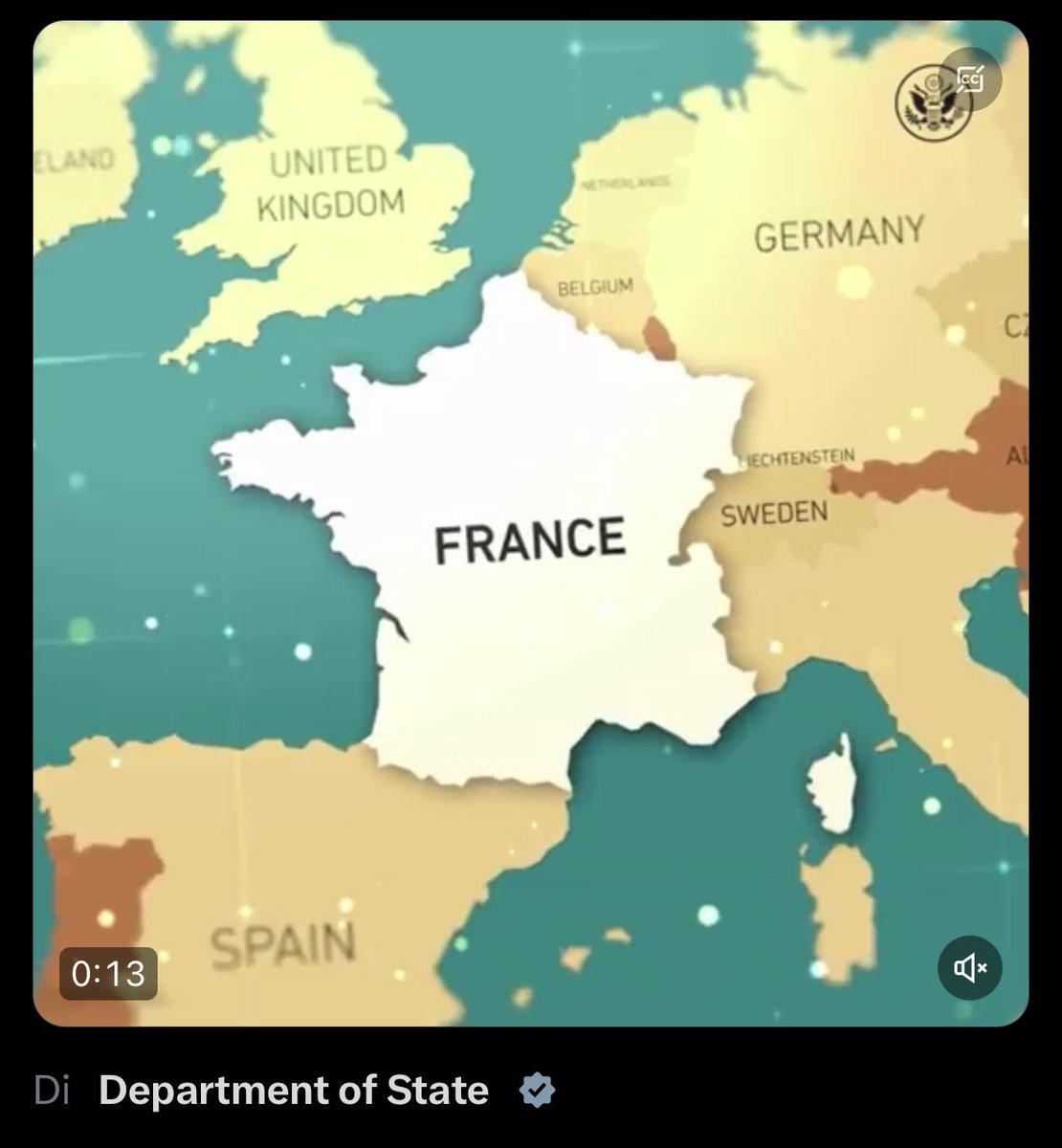 The US state department actually posted this today (now deleted)

Americans not beating the allegations