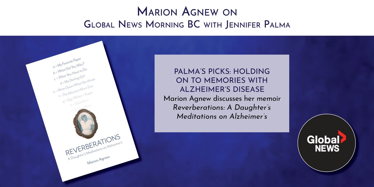 Marion Agnew discusses her memoir Reverberations with Jennifer Palma on Global News Morning BC as part of National Brain Awareness Month in March. Watch the full interview here: globalnews.ca/video/10394043…