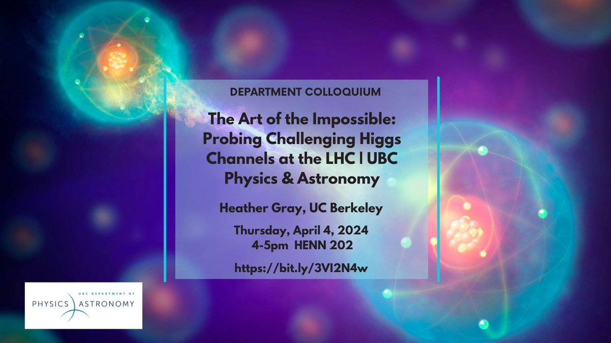 The Higgs boson is a unique elementary particle which is mysterious in its interactions, including with quarks. What does it take to measure something when that is described as almost impossible? Join us to learn more! bit.ly/3VFzqj5 @ubcengineering @triumf_lab #physics