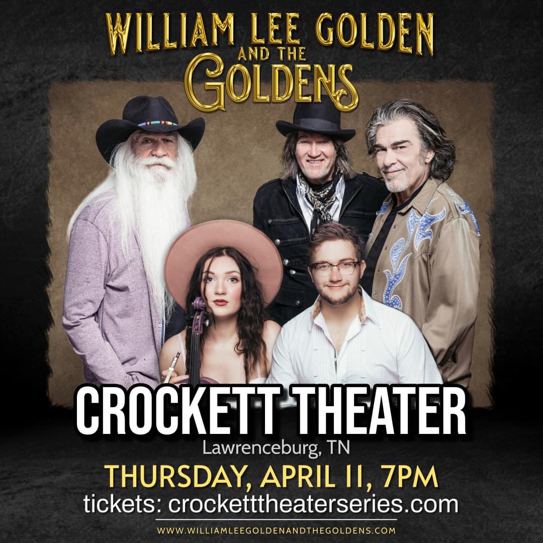 Low ticket reminder: We'll be rolling into in Lawrenceburg, TN, next week (April 11th) for an uplifting night of country, gospel, and rock hits that your whole family will enjoy. Tickets are moving fast so get yours now while they last! secure.ticketsage.net/websales.aspx?…