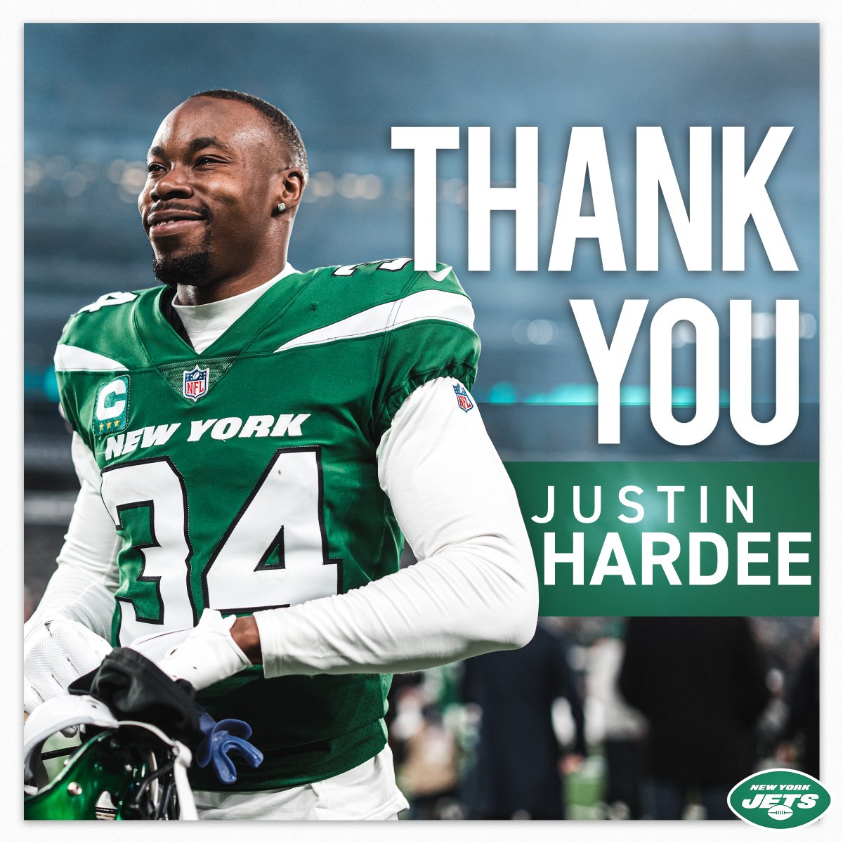 To a guy who gave his all every time he stepped between the lines, thank you @jhardee_19 🙏