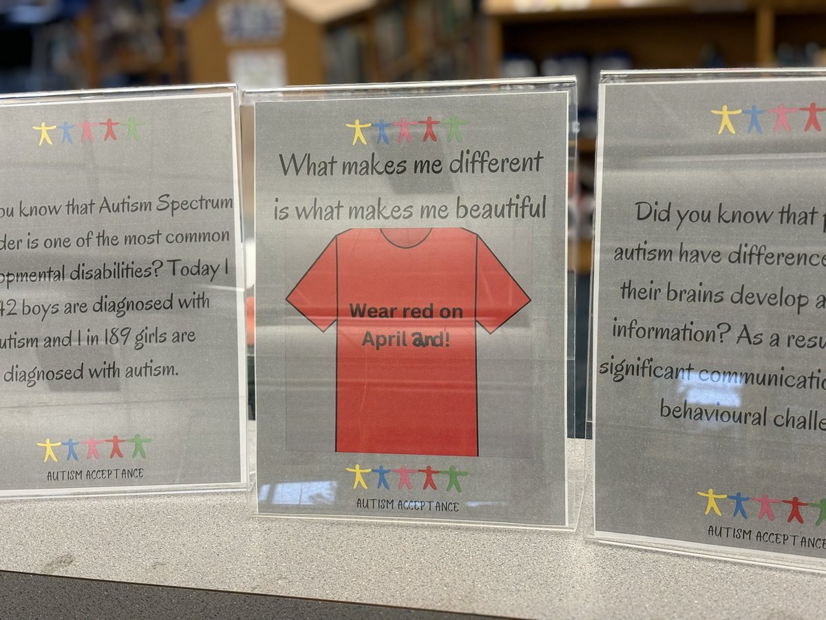 Happy Autism Acceptance Day! 

#AutismAcceptanceDay #AutismAcceptanceMonth #WearRedInstead