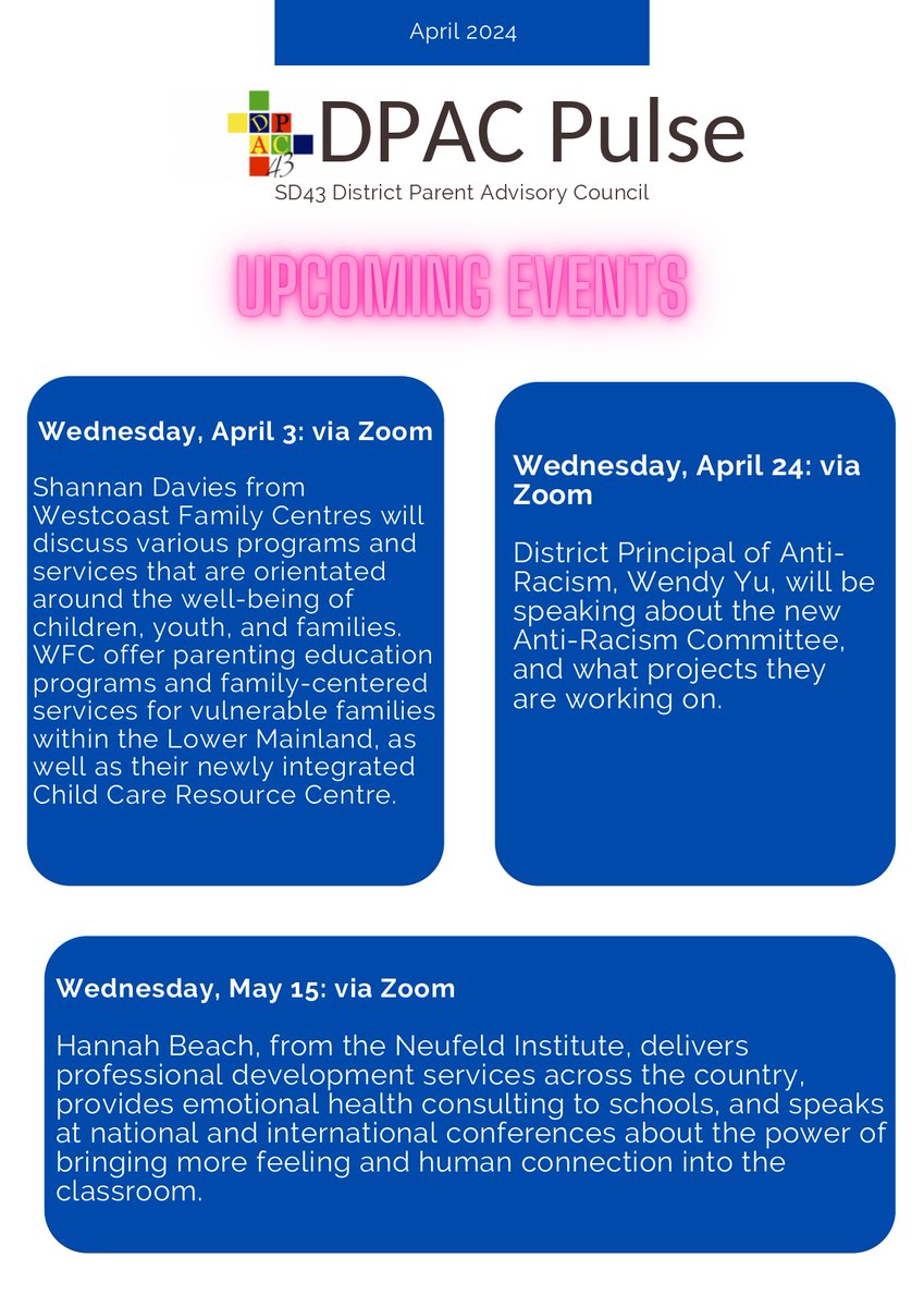 Check out our April Newsletter!