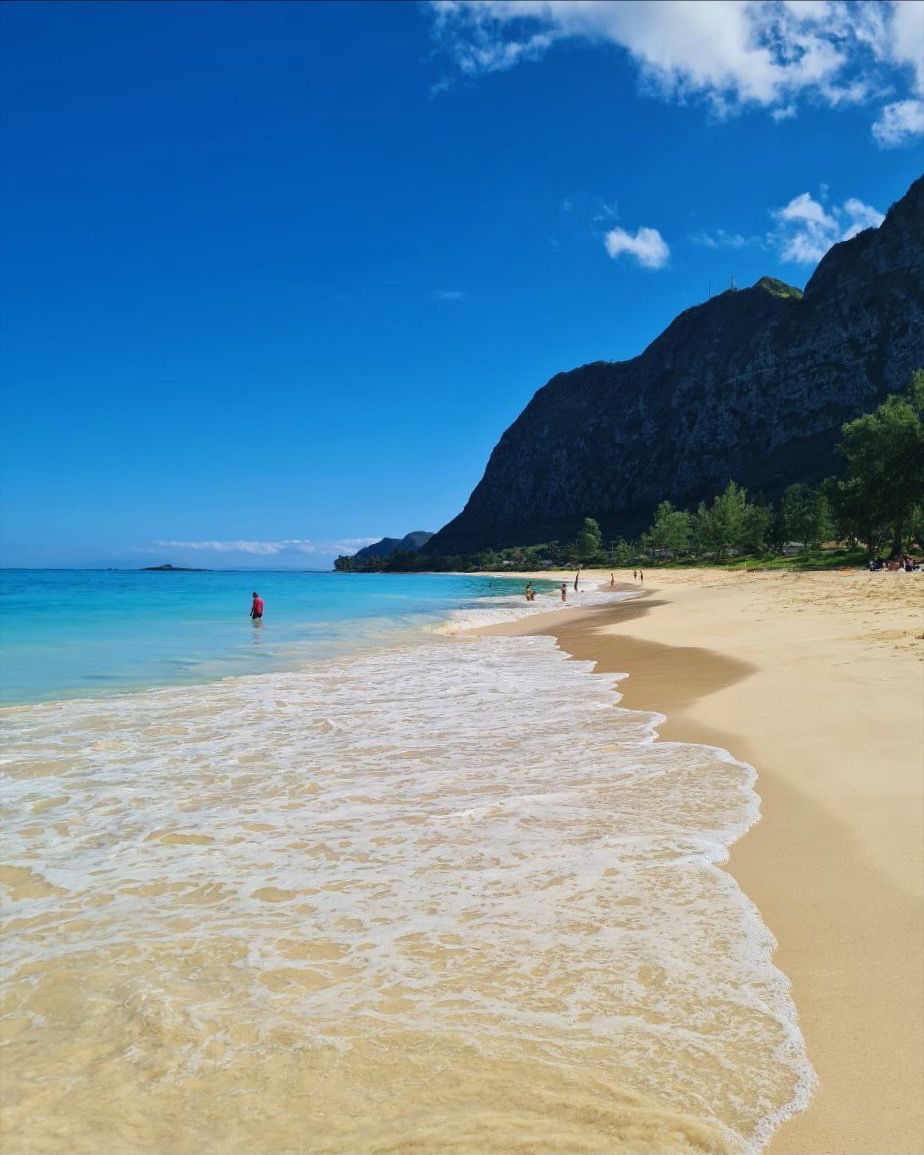 🏝️Now that's a beach! Waimanalo in Hawaii is one of my all-time favourite beaches. Three miles of gorgeous white sand is to die for! If it seems familiar - Magnum PI and Hawaii Five-O were filmed there. 🎦 All-round dreamy 😍