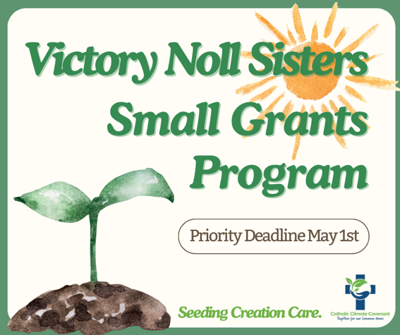 CatholicHighrEd's tweet photo. @CatholicClimate recently announced creation care small grants applications are now available thru May 1! 💡
For U.S. #Catholic communities, these grants can fund programming, projects, or other creation care activities. 🪴🌻☀️♻️ Learn more at https://t.co/LfawK7FH7C💻 https://t.co/2ejBEDaDUb