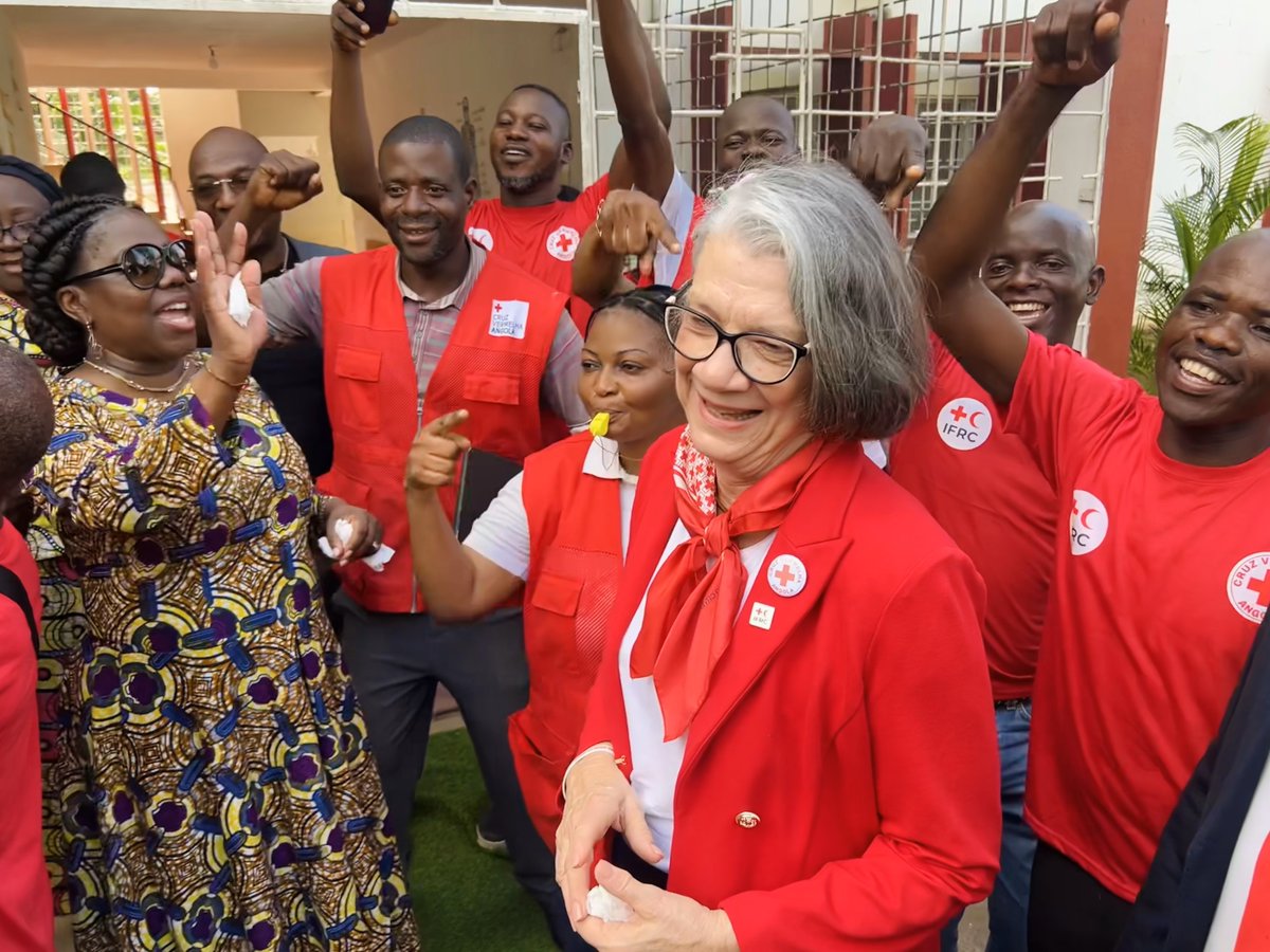 Today @IFRC President @KateForbes_IFRC visited a Health Training Center in Angola, established in the 1990s with @IFRC support. Plans are underway to revive it! The aim is to transform it into a school for training healthcare technicians, enrolling up to 300 students annually.