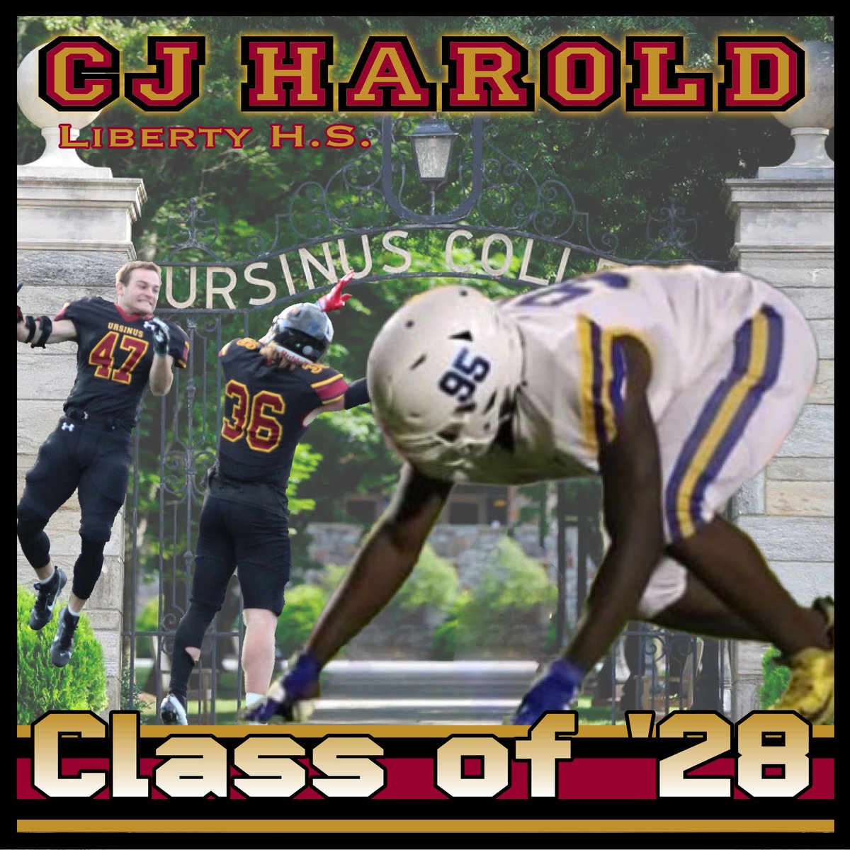 UrsinusFootball's tweet photo. Welcome @Christ3n_h of Liberty High School to the Ursinus Football Class of 2028! #WelcomeToTheBearsDen #UCFB131
https://t.co/a8O1Qm1tvK https://t.co/iR1reN5pra
