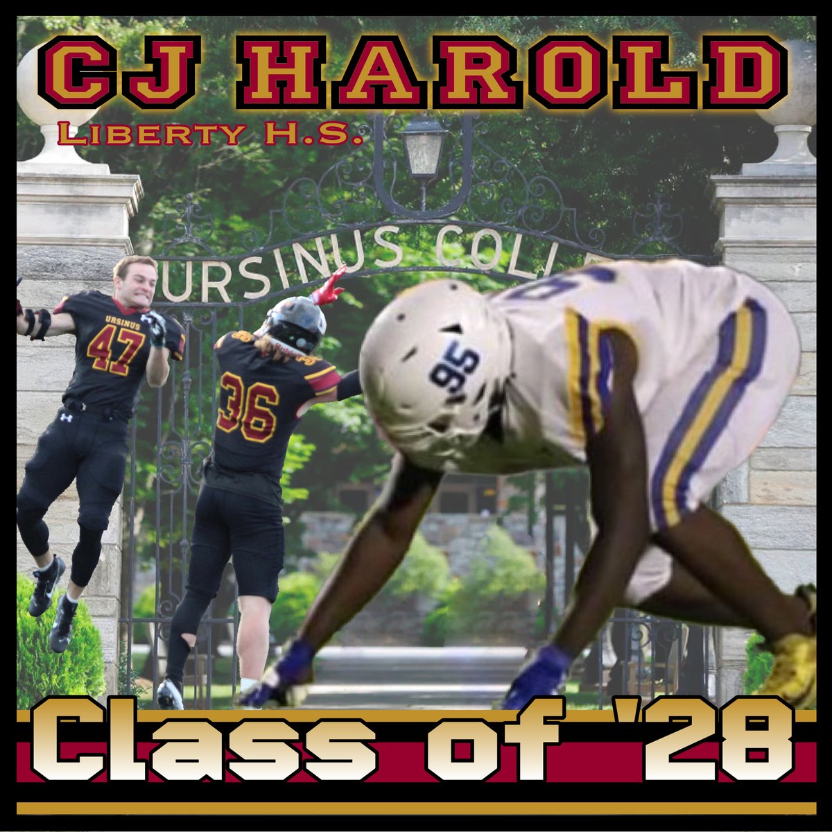 Welcome @Christ3n_h of Liberty High School to the Ursinus Football Class of 2028! #WelcomeToTheBearsDen #UCFB131 hudl.com/video/3/165886…