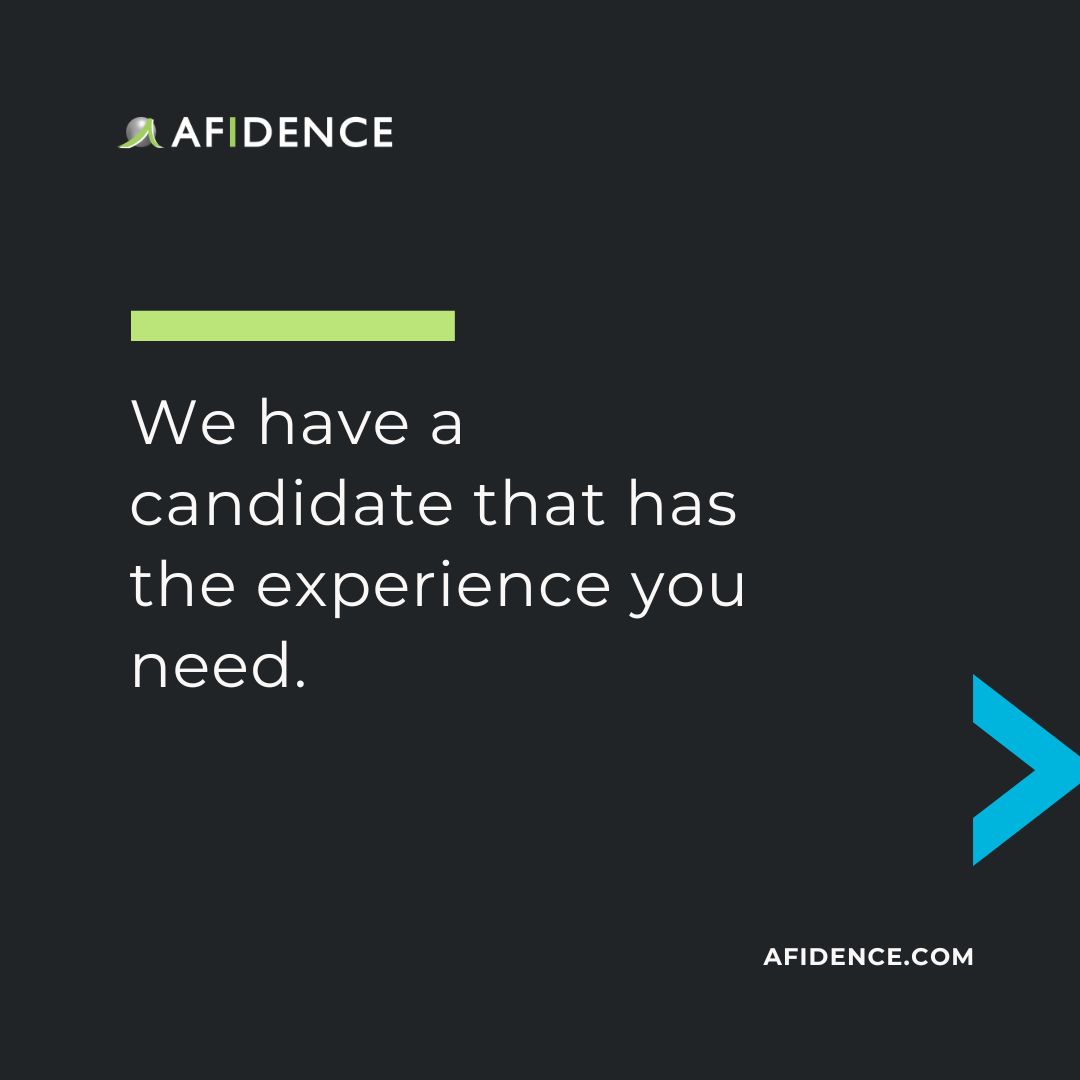 Afidence's tweet image. As tech leaders, staffing decisions are tough. Cultural misfits or skill mismatches can happen. Our consultants are here to minimize risk. With diverse talents and great cultural fits, we ensure you get the right person for the job. #technologyleader