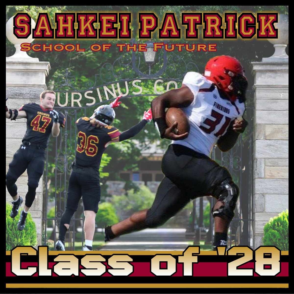 Welcome @PatrickSahkei33 of @phillysof to the Ursinus Football Class of 2028! #WelcomeToTheBearsDen #UCFB131 hudl.com/athlete/o/1882…
