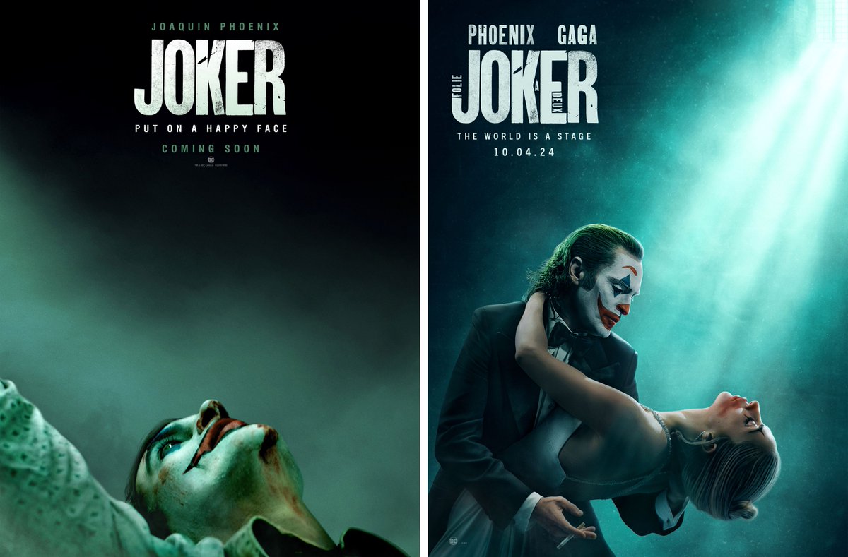 The official teaser posters of the JOKER franchise: