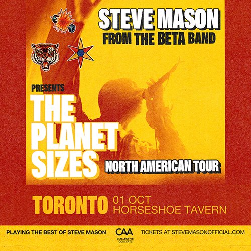 💥COMING UP💥  @SteveMasonKB , Scottish musician and lead singer of The Beta Band will be at the Horseshoe April 18th! All tickets from the previously postponed show are valid!

🎟🎟🎟 If you don't have yours yet, get them at HorseshoeTavern.com!

#thebetaband #stevemason