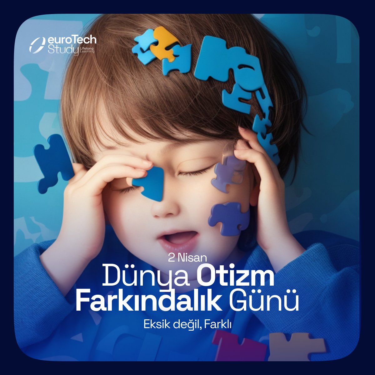 Otizm farkındalığıyla her farklılık, bir güç haline gelir. Her ses, her renk, her bakış açısı, dünyamızı daha zengin kılar. Bugün ve her gün, farklılıkları kutlayalım ve herkes için daha kapsayıcı bir dünya inşa edelim. #OtizmFarkındalığı"