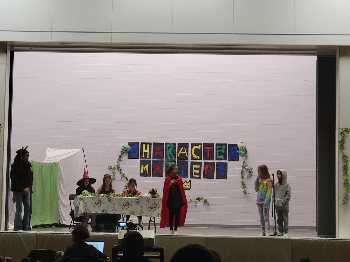 A BIG BRUIN THANK YOU & CONGRATULATIONS to our talented St. JB Drama Club & Drama Coach, Mrs. Duarte! This afternoon, the cast of 32 gave their first performance - Character Matters - in front of a packed house! #WeclometoBruinCountry #WCDSBStrengthen #WCDSBAwesome