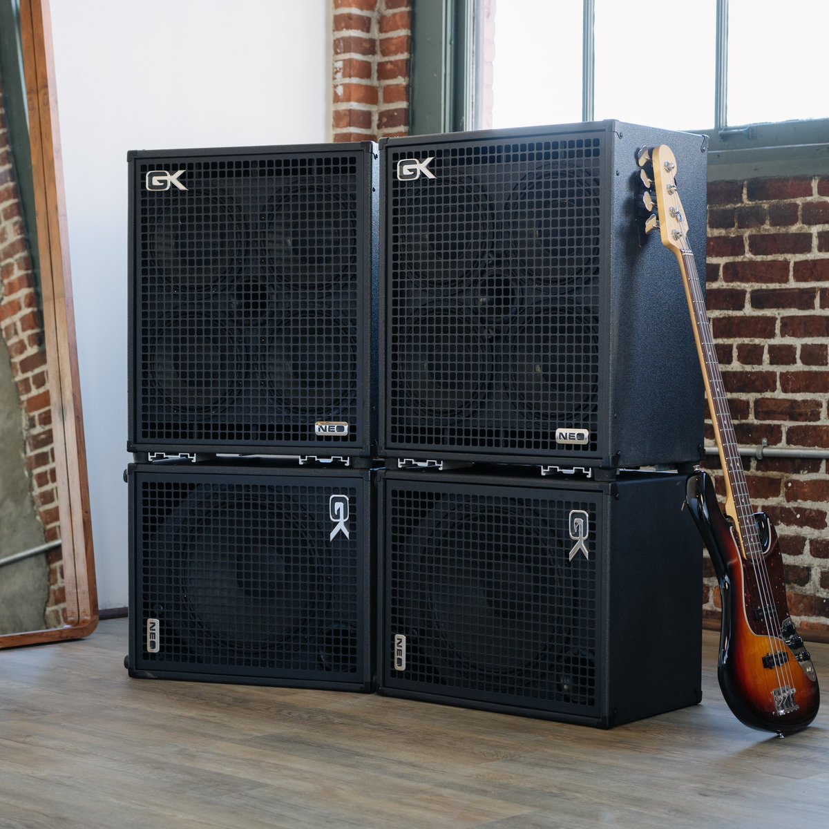 NEO IV Cabinets… the perfect match for our Legacy and Fusion S heads 🔊🔊 #neoiv410 #gkamps #gkallday