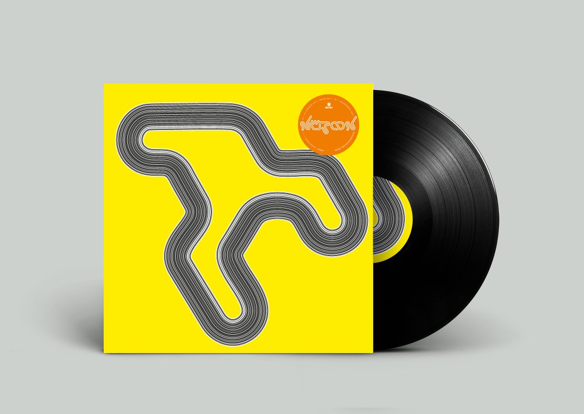 ‘Nuron - Blanchimont’ Bandcamp: tinyurl.com/5jcxncuz TDR X Nuron 12” Blanchimont (De:tuned) Blanchimont is the fastest corner on the Spa Francorchamps circuit. The design is a usable barcode in a stylised version of the track evolving the barcode theme of previous releases.