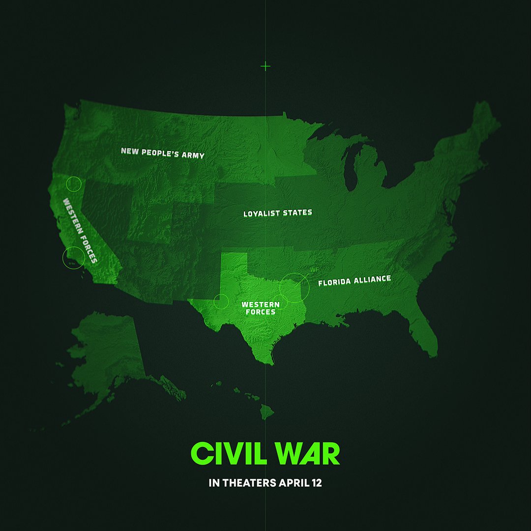 Welke kampen zijn er allemaal in Alex Garland's Civil War?