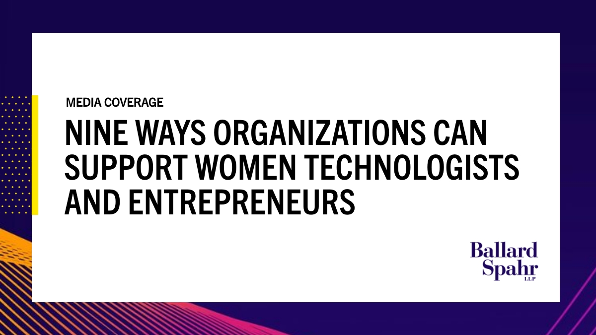 Women have always been critical to advances in #tech, yet their contributions often go unrecognized. To learn how our firm is empowering and supporting women #entrepreneurs and technologists, check out Kimberly Klayman’s recent comments in @Technical_ly: bit.ly/3J7HS32