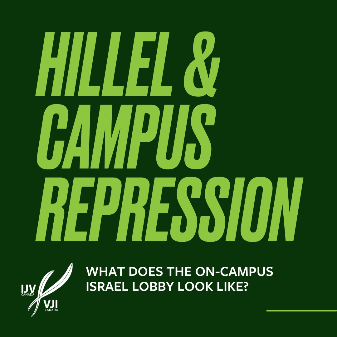 THREAD: Hillel & Campus Repression -- What does the on-campus Israel lobby look like?