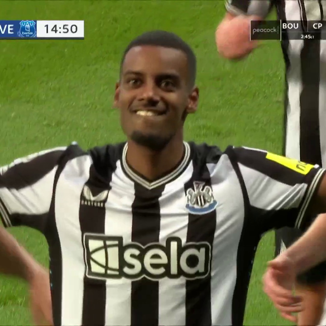 ISAK STRIKES AGAIN. 🇸🇪Four straight Premier League games with a goal for Newcastle's Swedish star!📺 @USANetwork | #NEWEVE